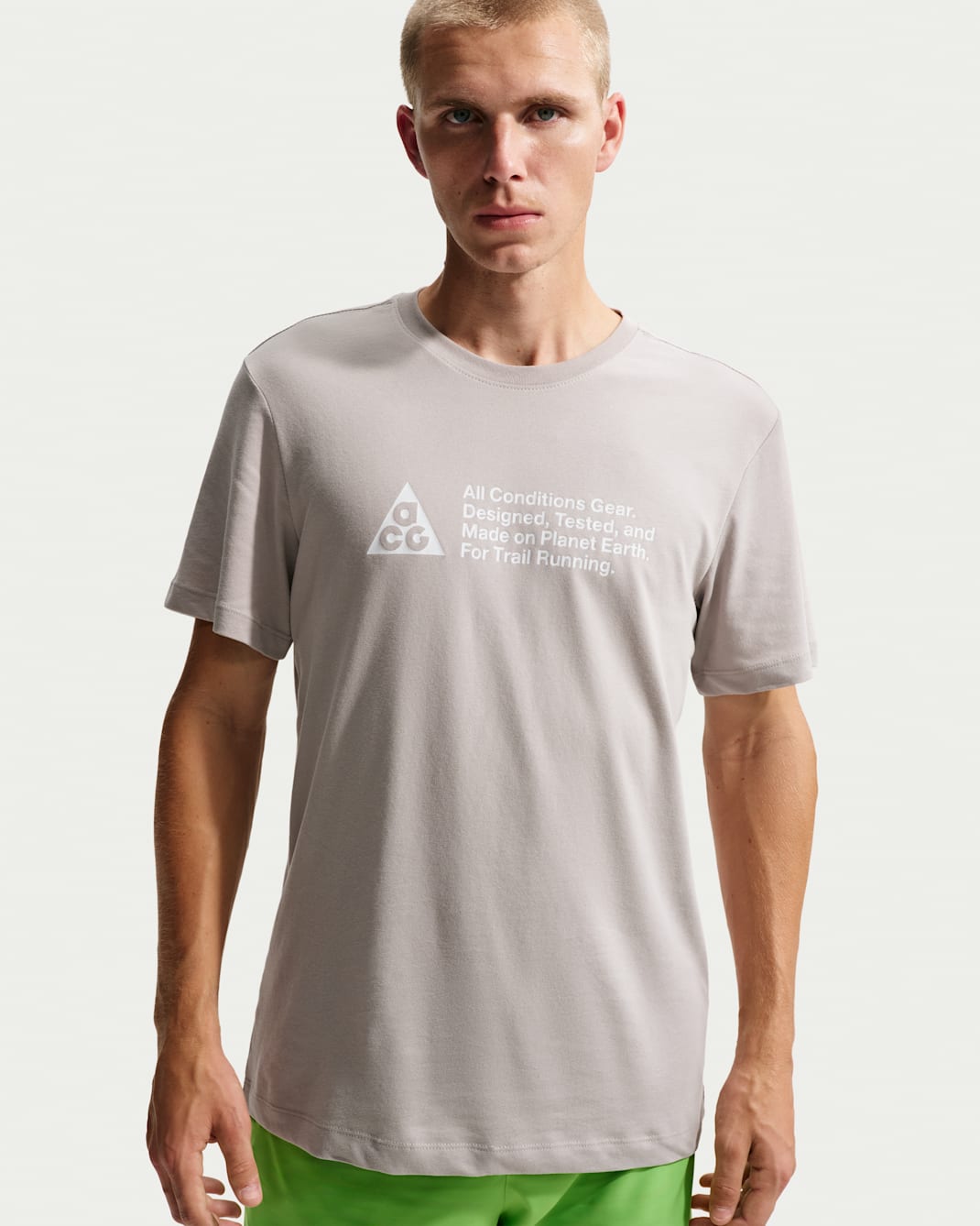 Pánské trailové běžecké tričko Nike ACG Dri-FIT - College Grey