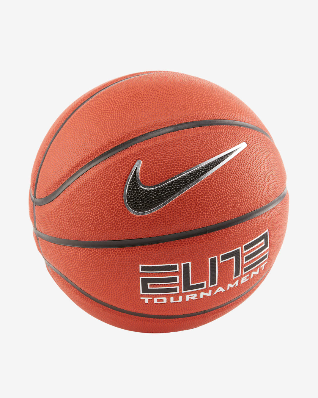 Nike Elite Tournament Basketball (Size 6 and 7) - Sport Orange/Black/Black