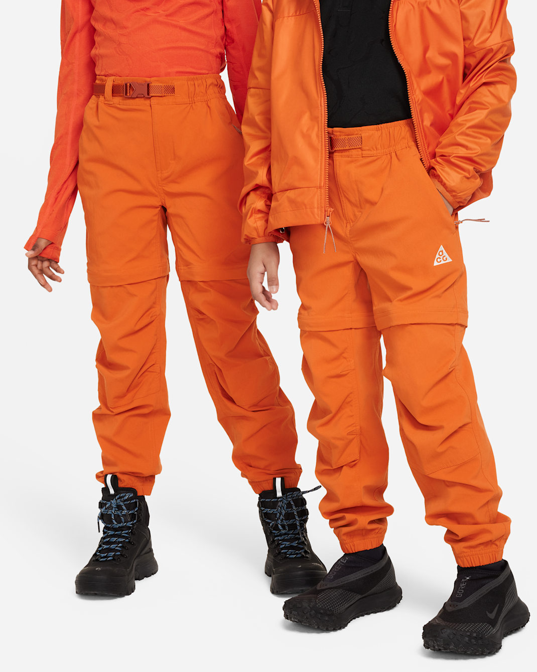 Nike ACG Repel Hike Older Kids' Convertible Trousers - Campfire Orange/Summit White/Rugged Orange