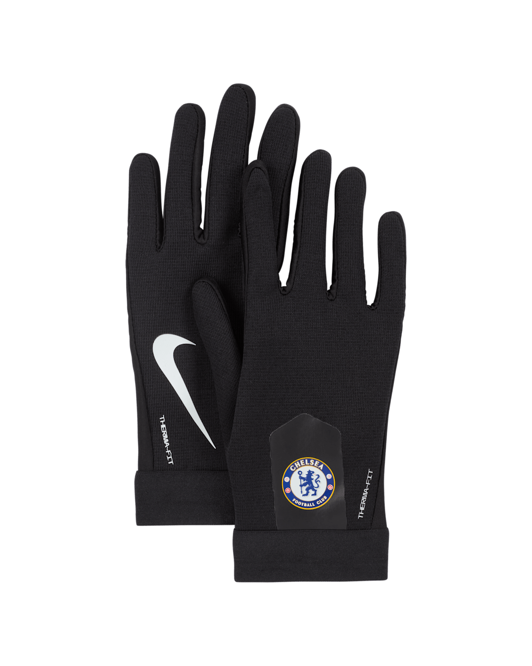 Chelsea F.C. Academy Nike Therma-FIT voetbalhandschoenen - Zwart/Wit