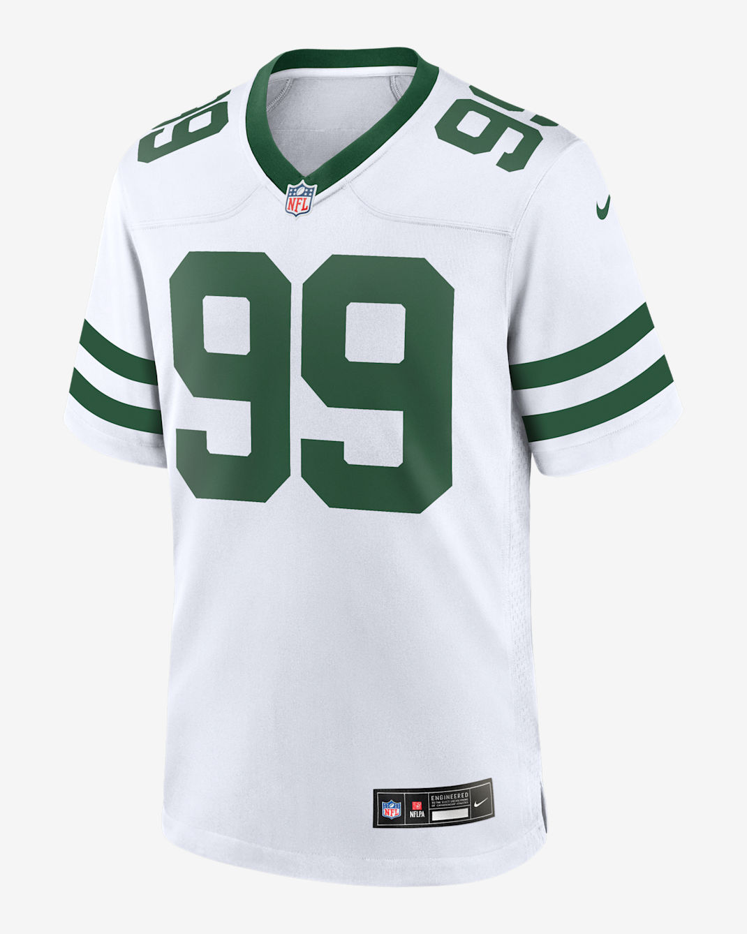 NFL New York Jets (Will McDonald IV) Men's Game Football Jersey - White
