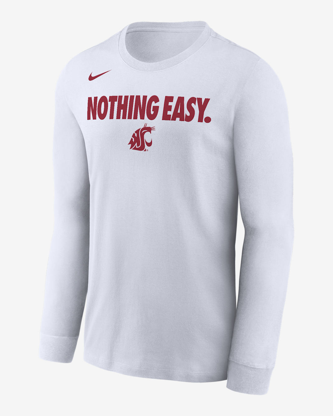 Washington State Men's Nike College Long-Sleeve T-Shirt - White