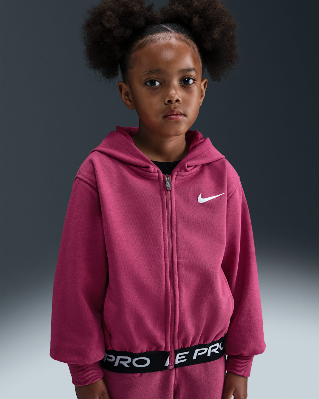 Sweat à capuche entièrement zippé Nike Dri-FIT Essentials Pro pour enfant - Sweet Beet