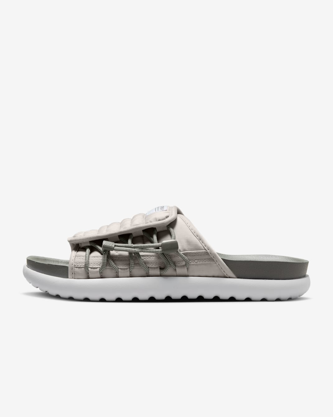 Nike Asuna 2 Slippers voor heren - Light Iron Ore/Wit/Flat Pewter