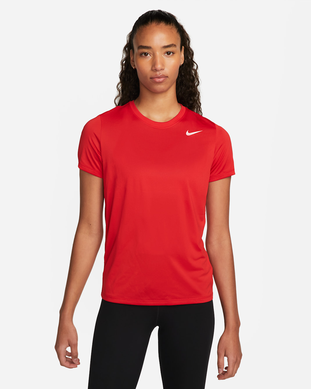 Nike Dri-FIT Women's T-Shirt - University Red/White