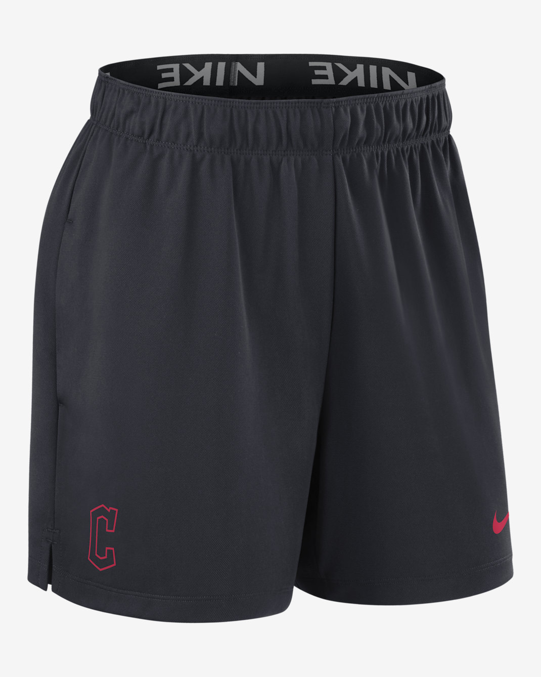 Shorts de la MLB Nike Dri-FIT para mujer Cleveland Guardians Authentic Collection Practice - Azul