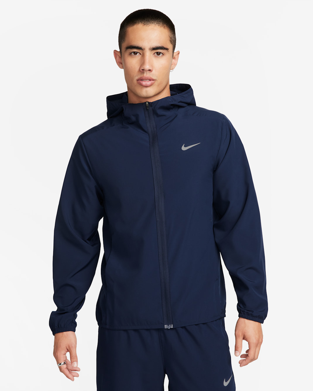 Nike Form Men's Dri-FIT Hooded Versatile Jacket - Obsidian