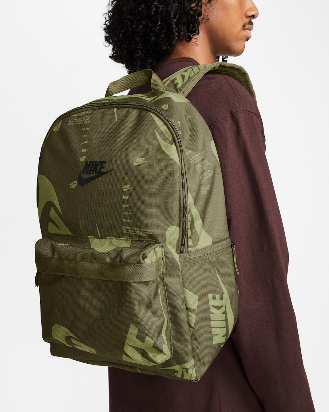 Nike Heritage Backpack (25L) - Medium Olive/Medium Olive/Black
