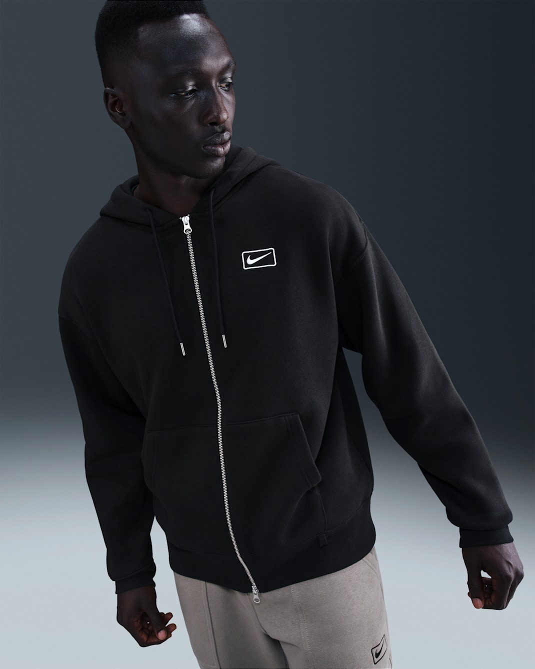 Nike Sportswear hettejakke til herre - Svart