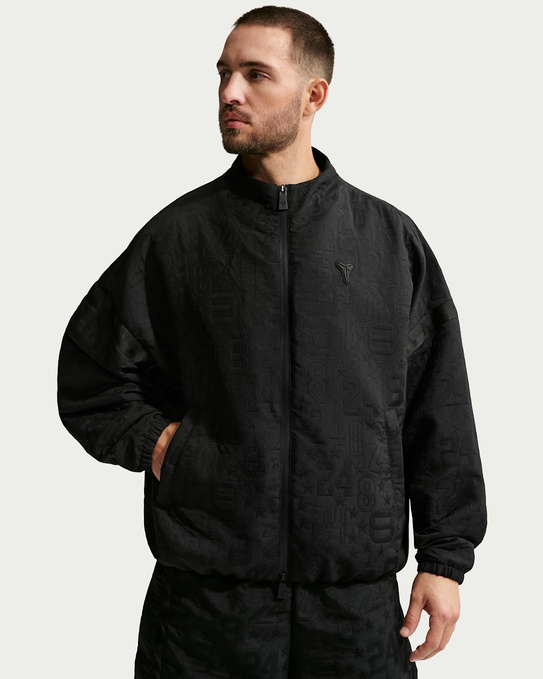 Chamarra de básquetbol para hombre Kobe Nike - Negro/Negro