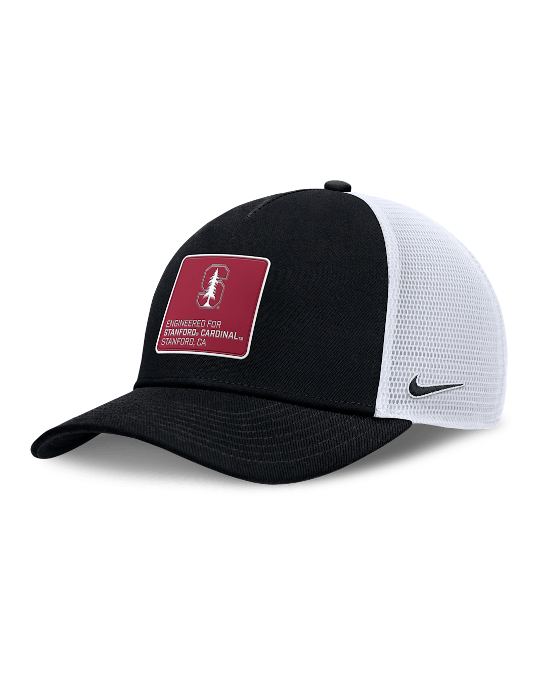 Gorra de rejilla universitaria Nike ajustable para hombre Stanford On-Field Rise Engineered - Negro