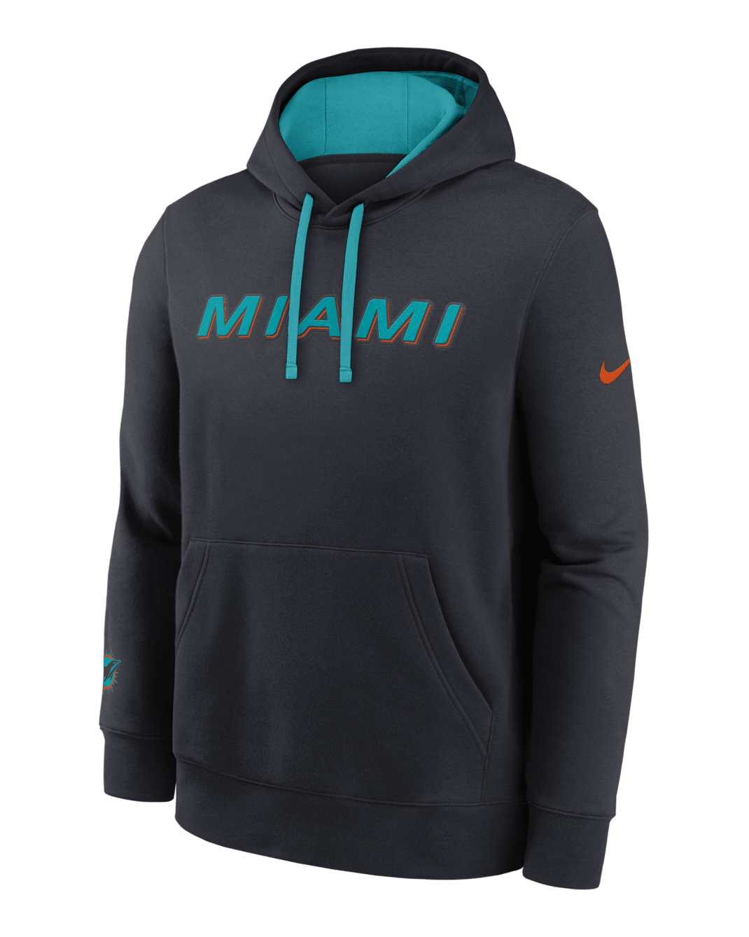 Miami Dolphins Rivalries Collection Club Men's Nike NFL Pullover Hoodie - Navy