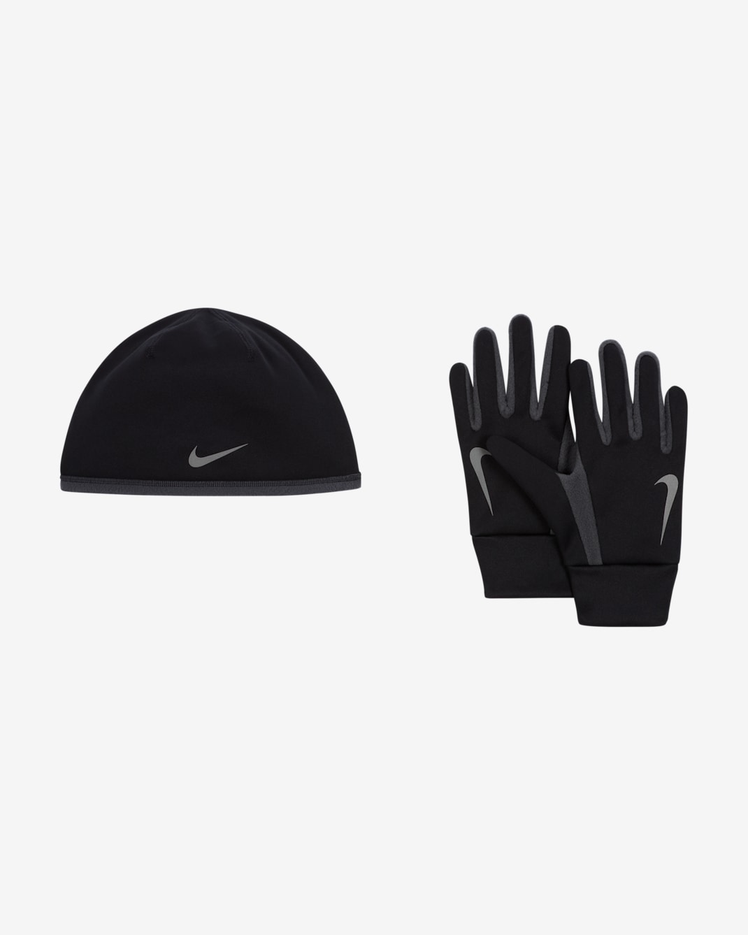 Nike Therma-FIT Women's Running Hat and Glove Set - Black/Anthracite/Silver