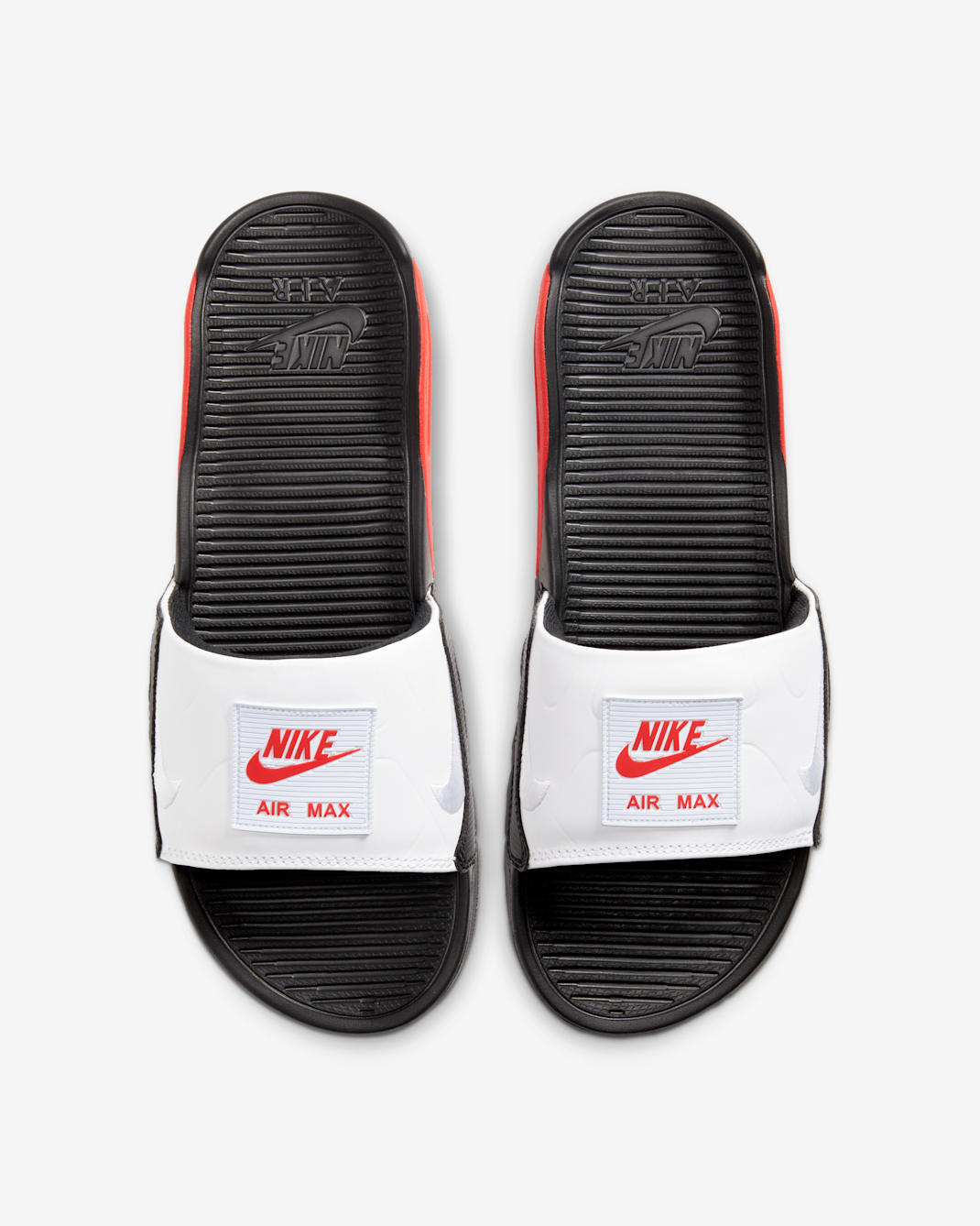 Nike Air Max 90 Slides - Black/Chile Red/White
