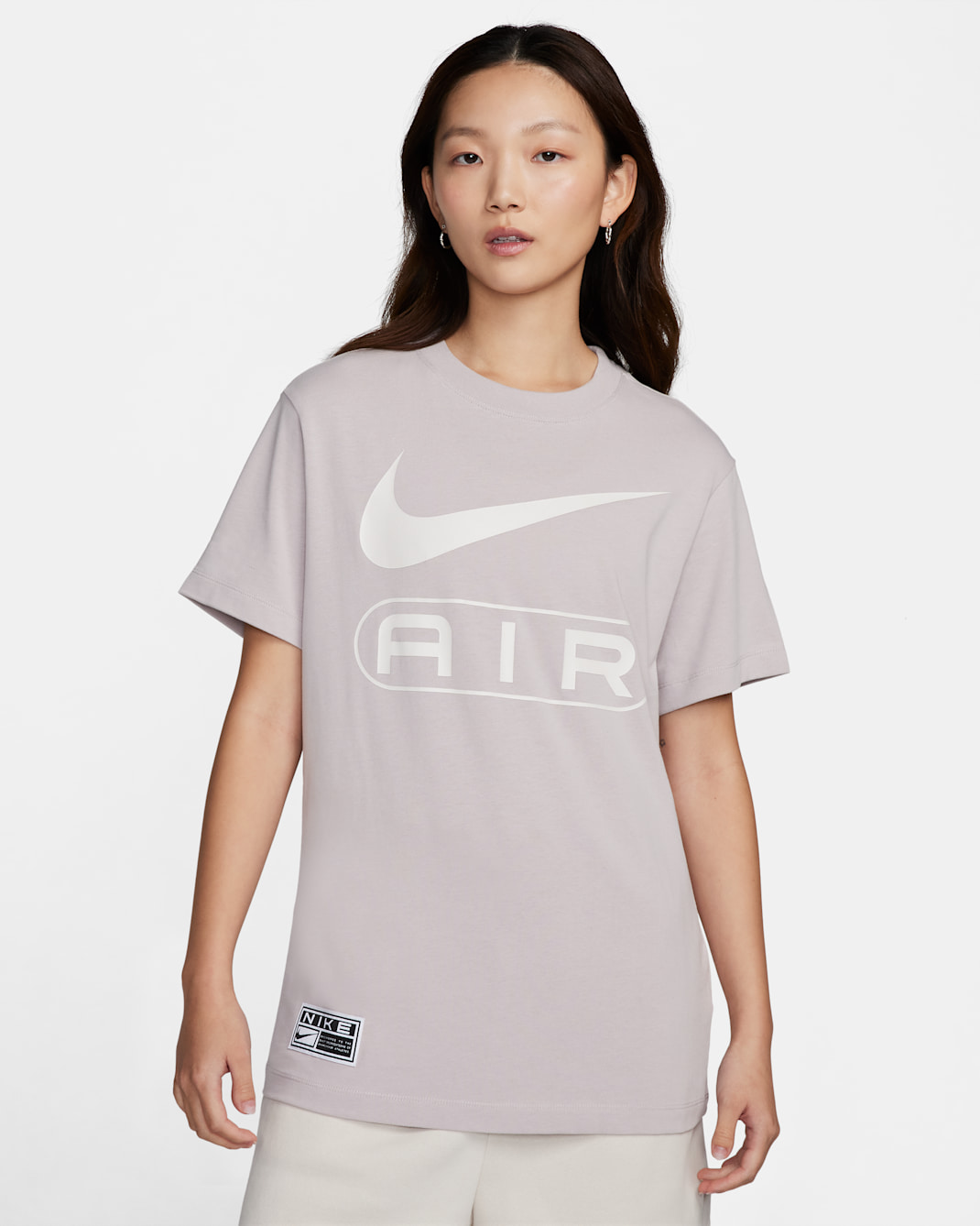 ナイキ エア ウィメンズ Tシャツ - プラチナムバイオレット/ファントム