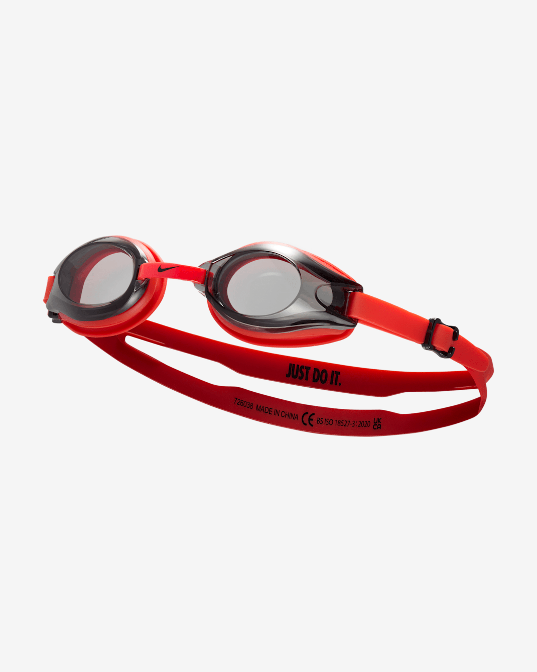 Goggles de natación Nike - Rojo universitario/Gris humo claro/Negro/Rojo universitario