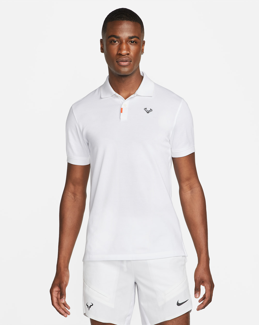 The Nike Polo Rafa Men's Slim-Fit Polo - White/Black