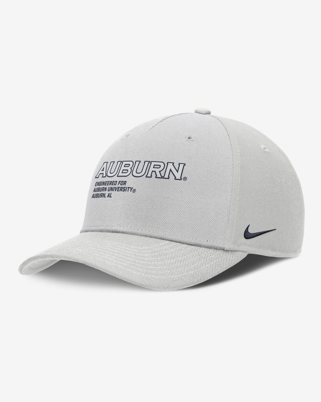 Auburn On-Field Primetime Rise Men's Nike College Adjustable Hat - Grey