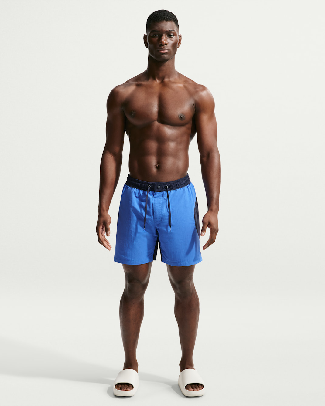 Nike Swim Men's 18cm (approx.) Fully Lined Volley Shorts - Blue Crystal/Midnight Navy/Blue Crystal/Midnight Navy