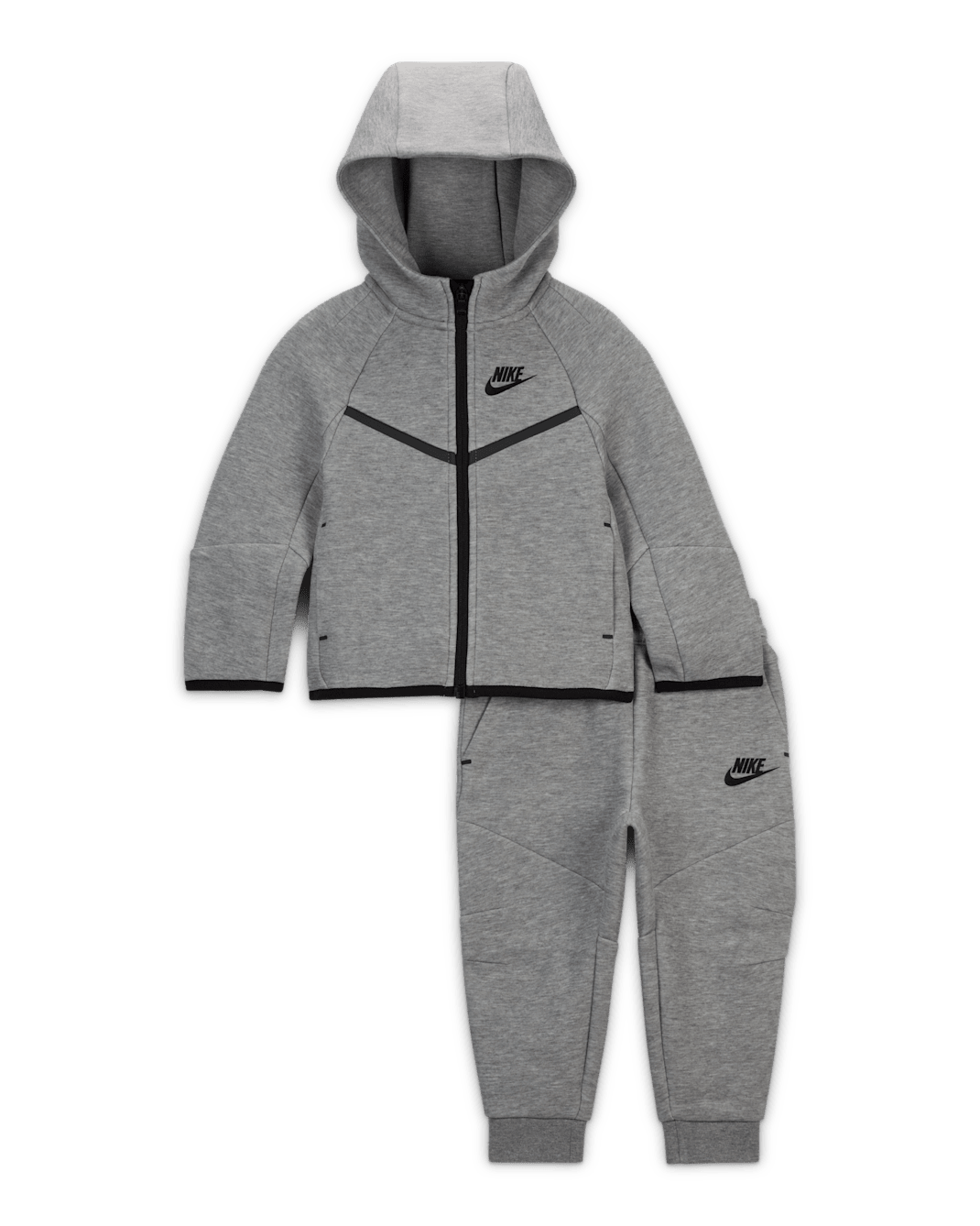 Nike Sportswear Baby Tech Fleece 2-Piece Full-Zip Set - Dark Grey Heather