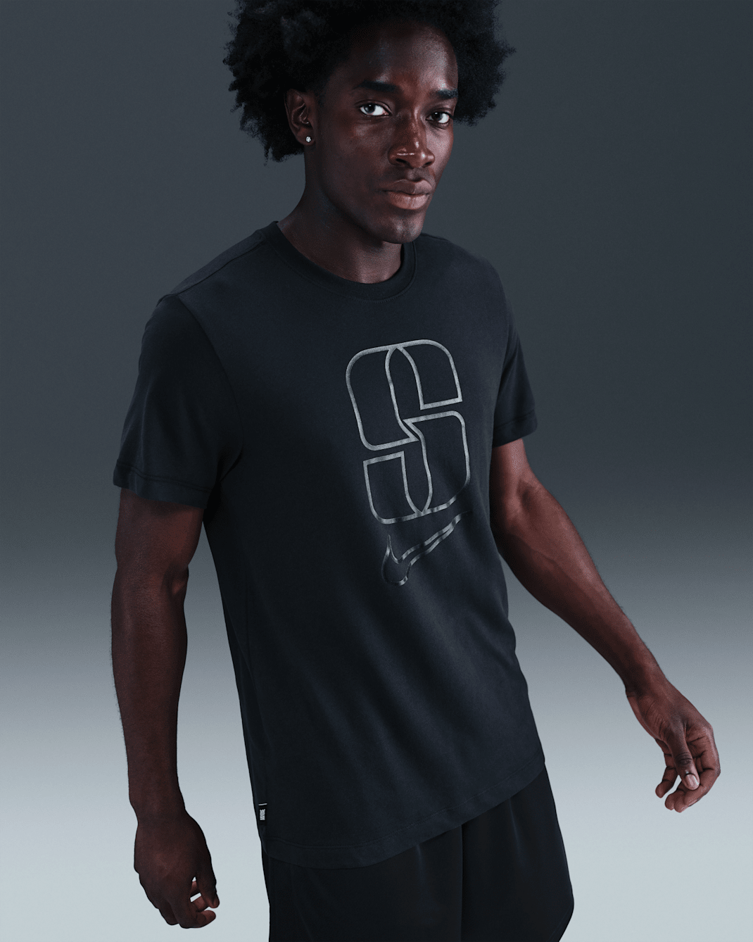 Sabrina Men's Dri-FIT Basketball T-Shirt - Black