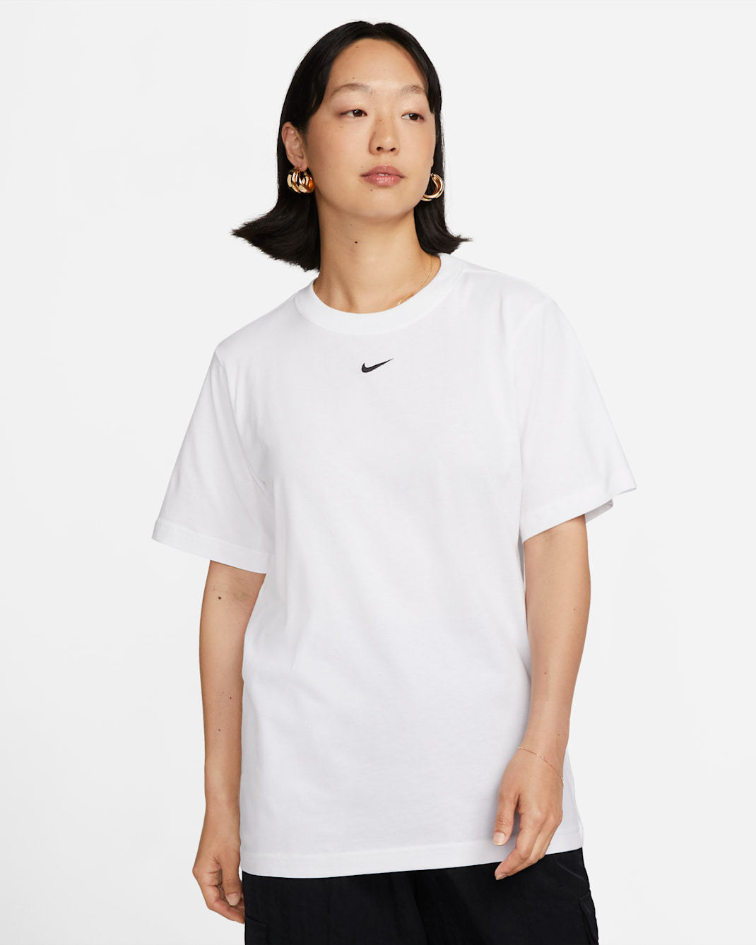 Nike Sportswear Women's T-Shirt - White/Black