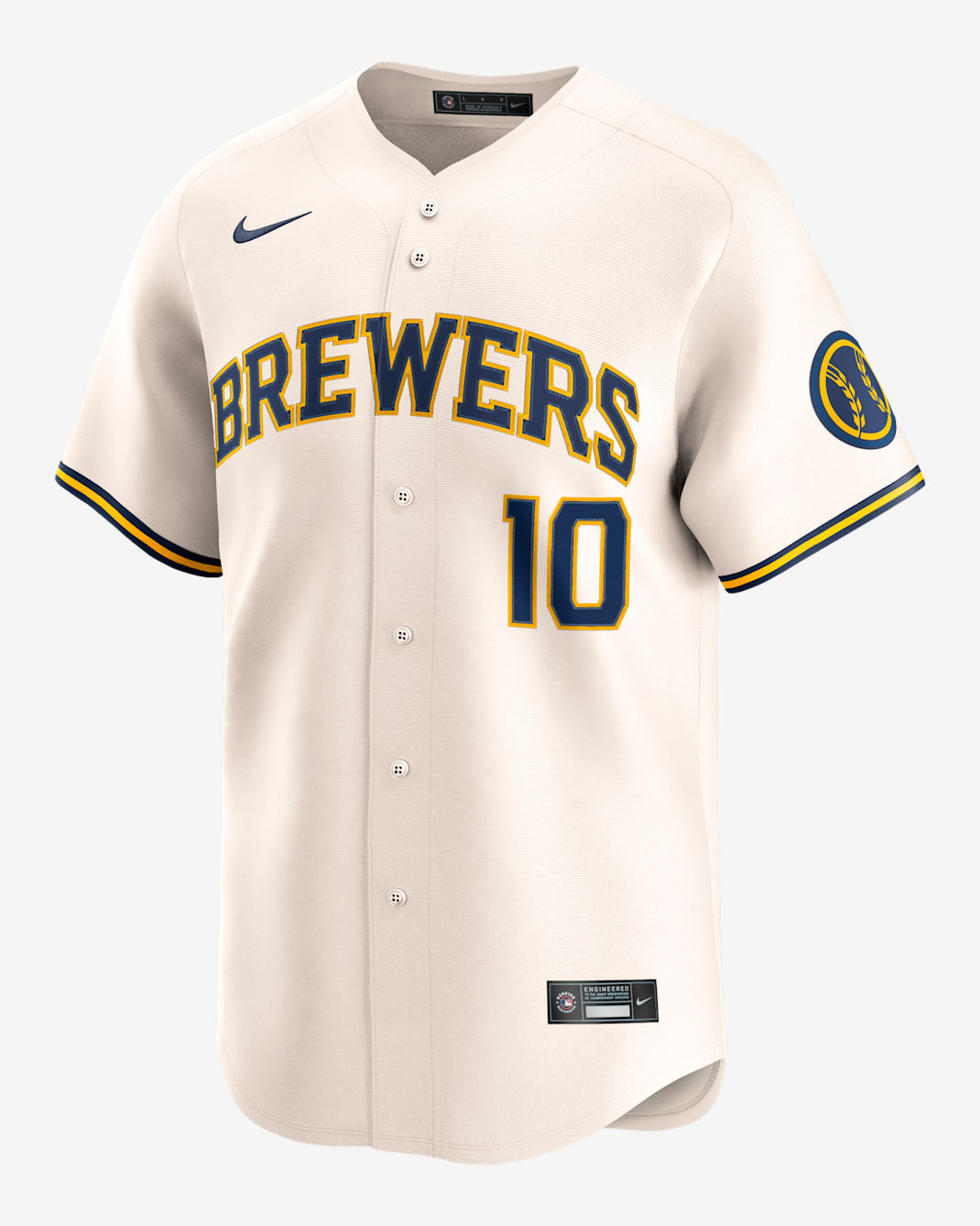 Sal Frelick Milwaukee Brewers Men's Nike Dri-FIT ADV MLB Limited Jersey - Cream