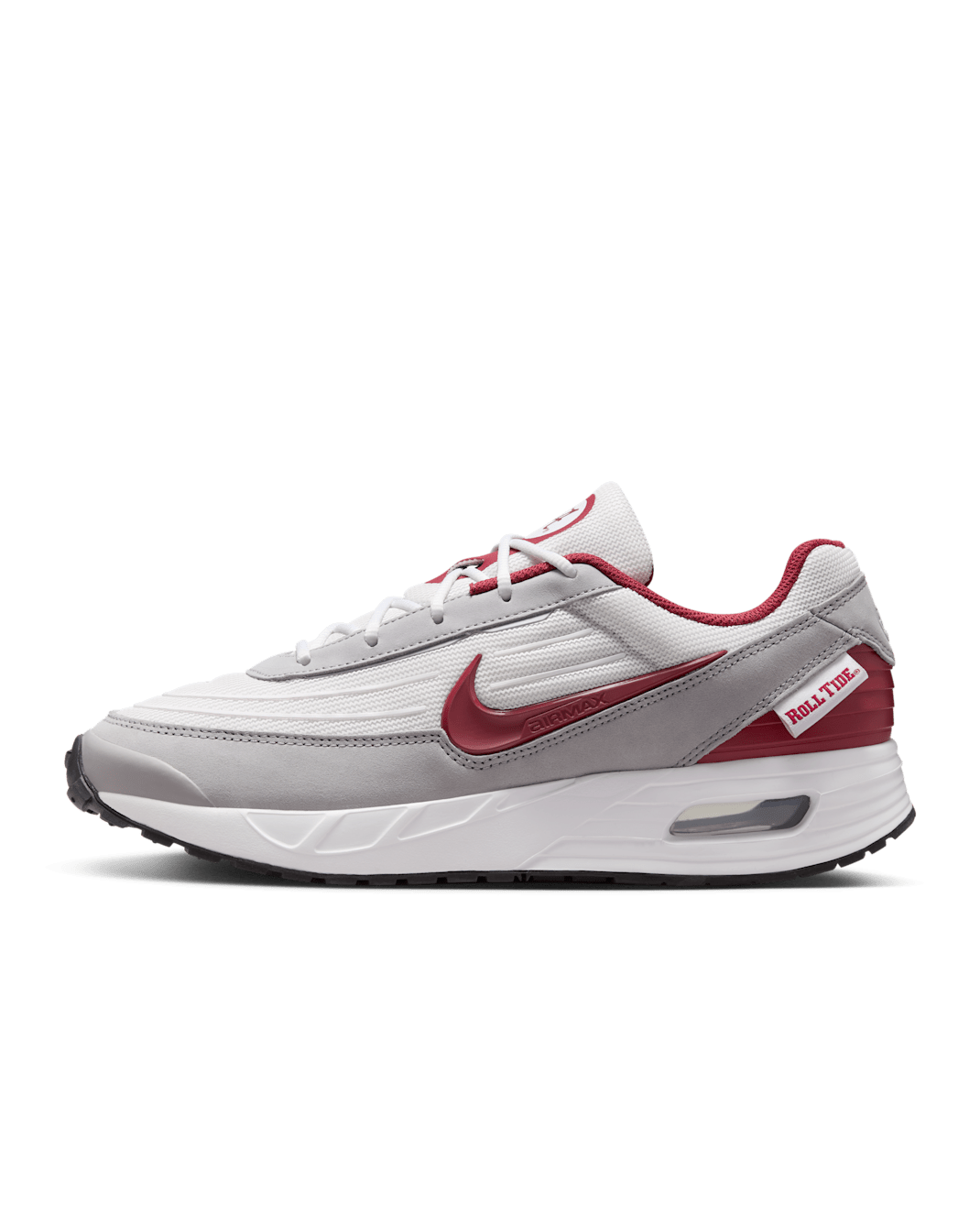 Nike College Air Max Verse (Alabama) Men's Shoes - White/Light Smoke Grey/Team Crimson