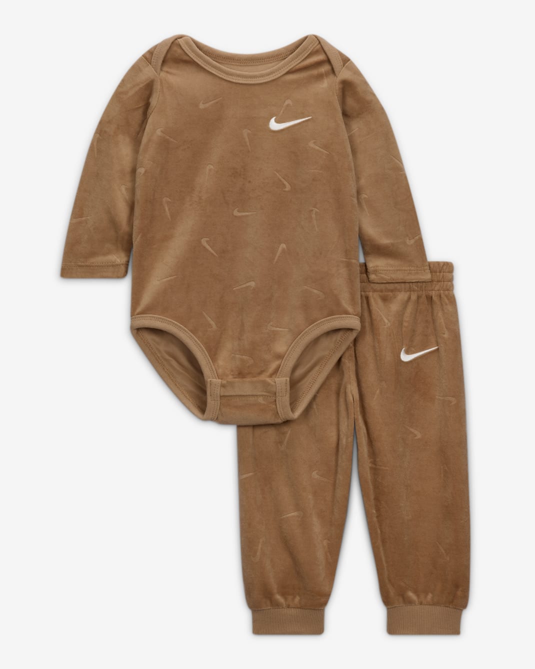 Completo con body e pantaloni Nike Baby Essentials – Bebè (0-6 mesi) - Hemp