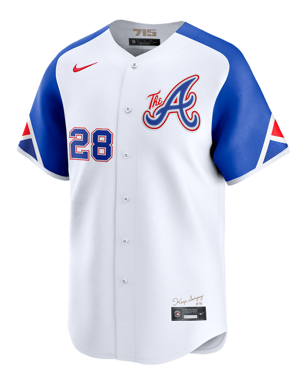 Matt Olson Atlanta Braves City Connect Men's Nike Dri-FIT ADV MLB Limited Jersey - White