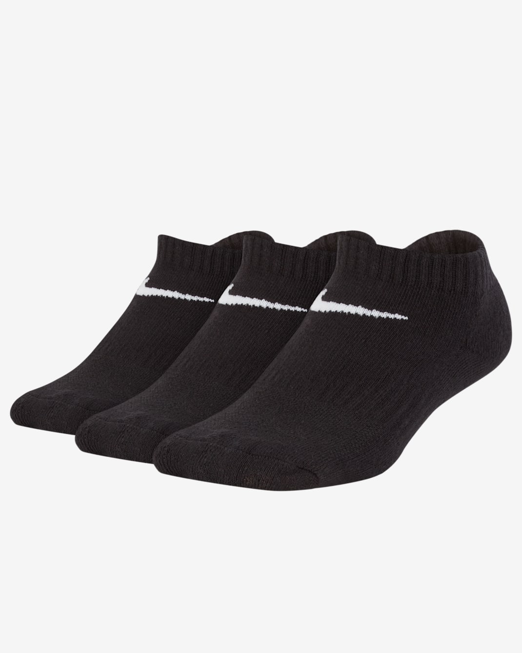 Chaussettes invisibles Nike Dri-FIT Performance pour Jeune enfant (3 paires) - Noir