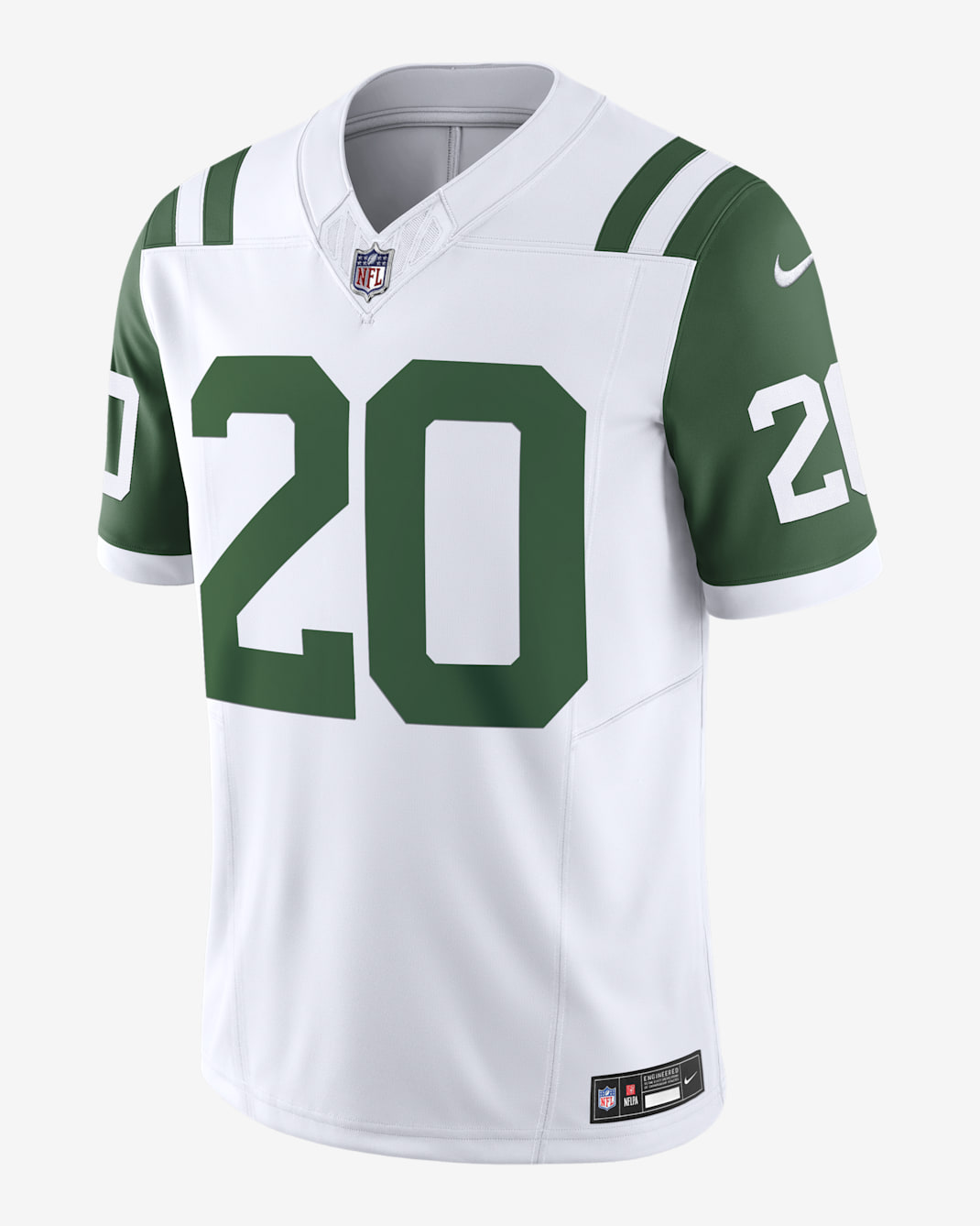 Jersey de fútbol americano Nike Dri-FIT de la NFL Limited para hombre Breece Hall New York Jets - Blanco