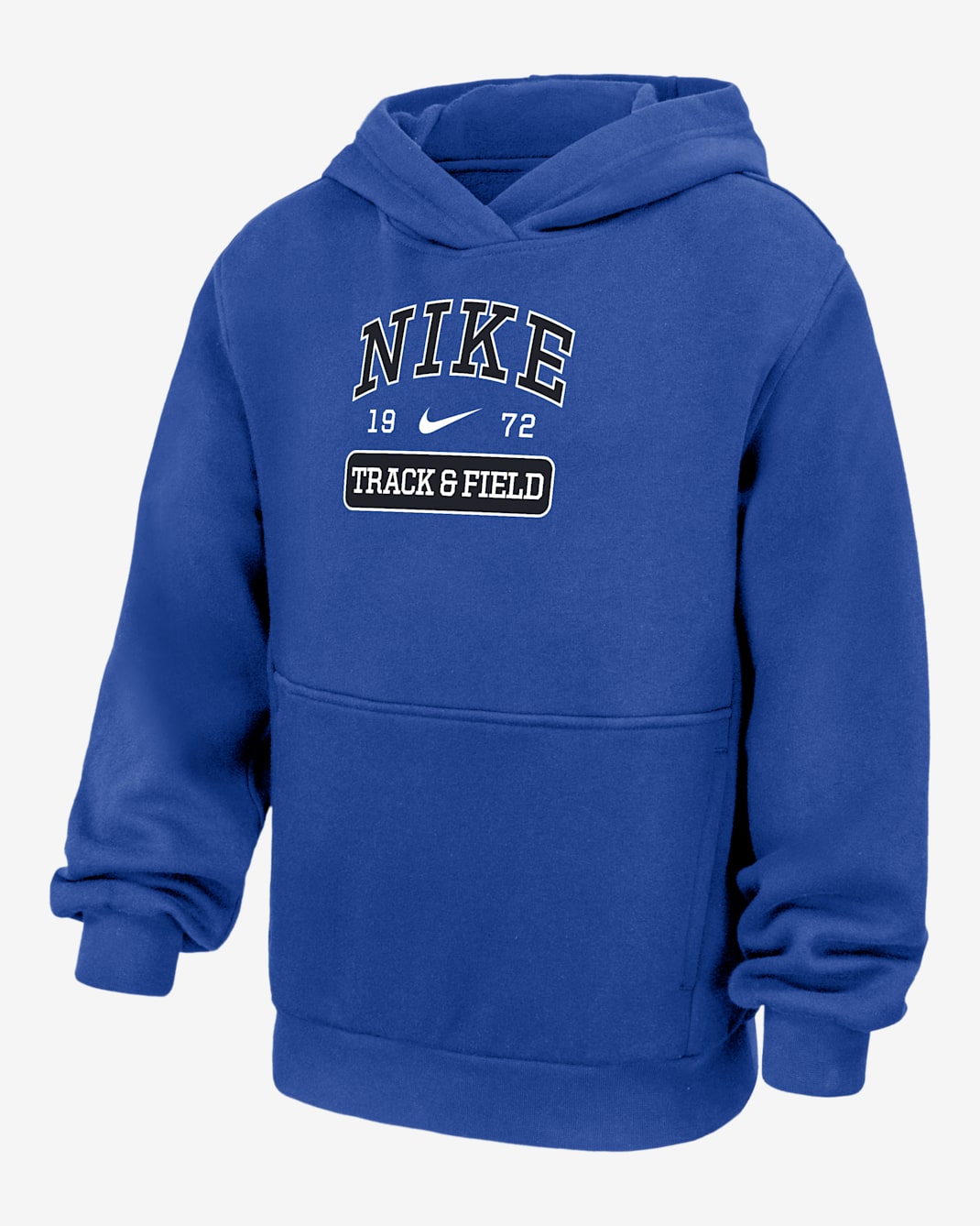 Sudadera de atletismo con gorro sin cierre para niños talla grande Nike Club Fleece - Royal juego