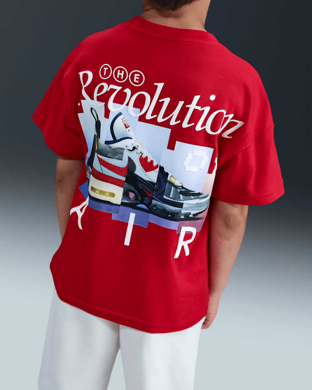 Nike Sportswear Big Kids' T-Shirt - University Red