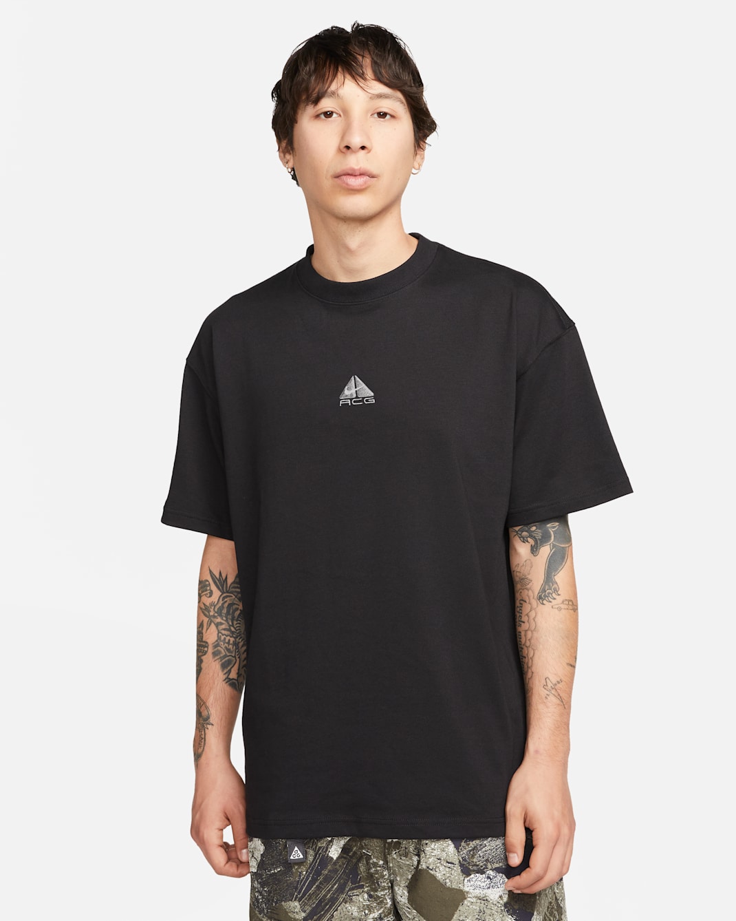 Nike ACG Men's T-Shirt - Black/Light Smoke Grey/Summit White