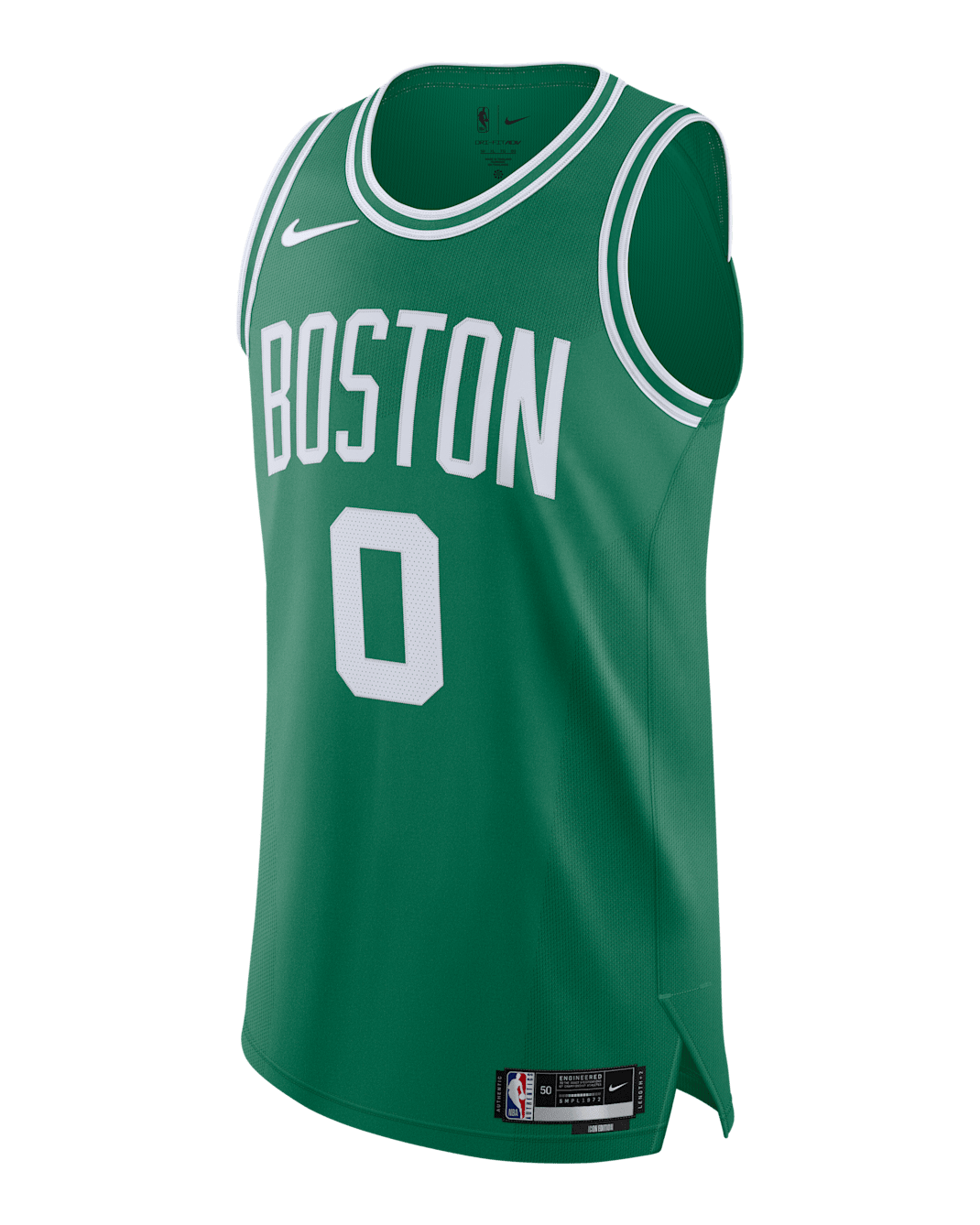 Jayson Tatum Celtics Icon Edition 2020 Men's Nike NBA Authentic Jersey - Clover