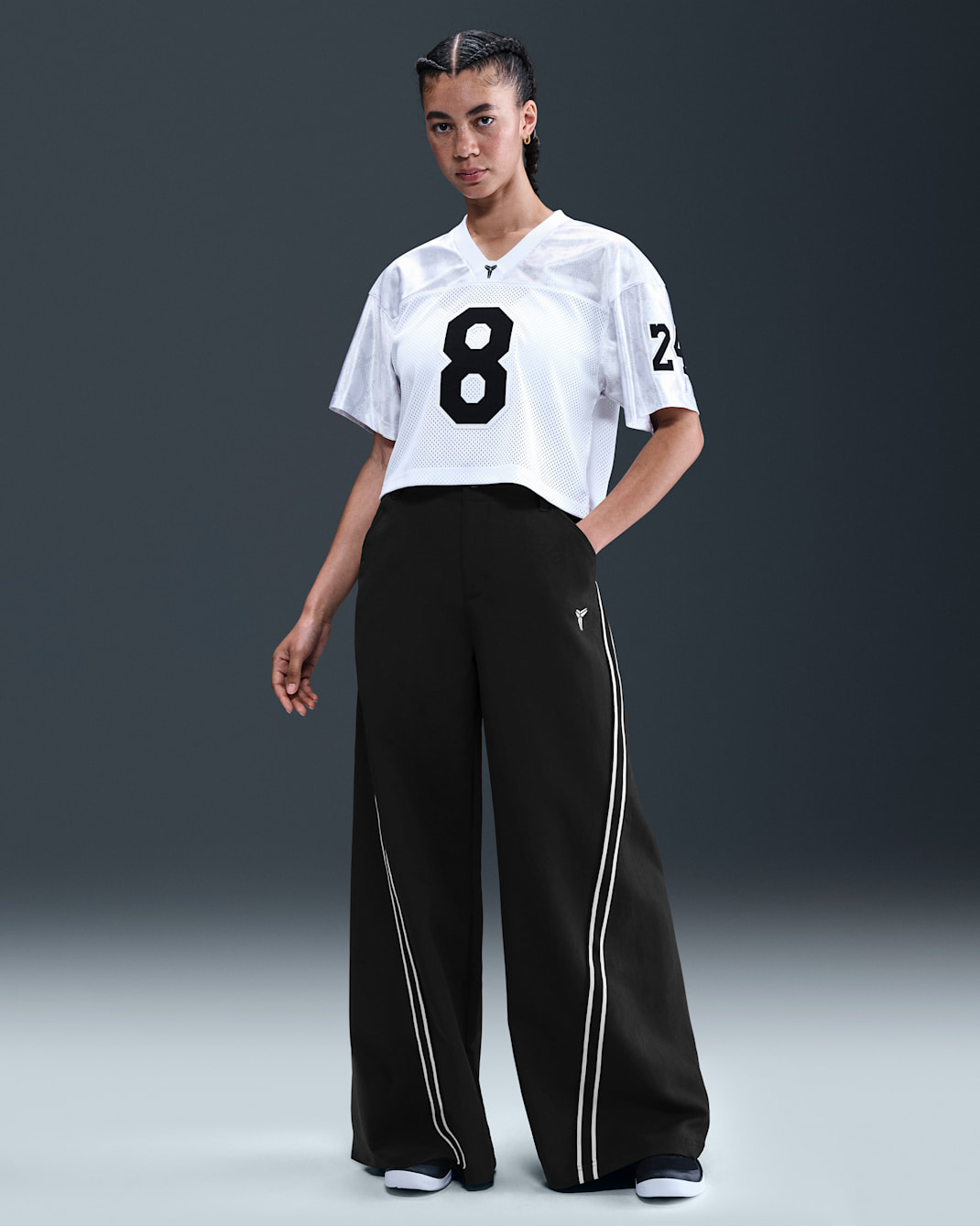 Kobe Women's Dri-FIT Woven Pants - Black/White