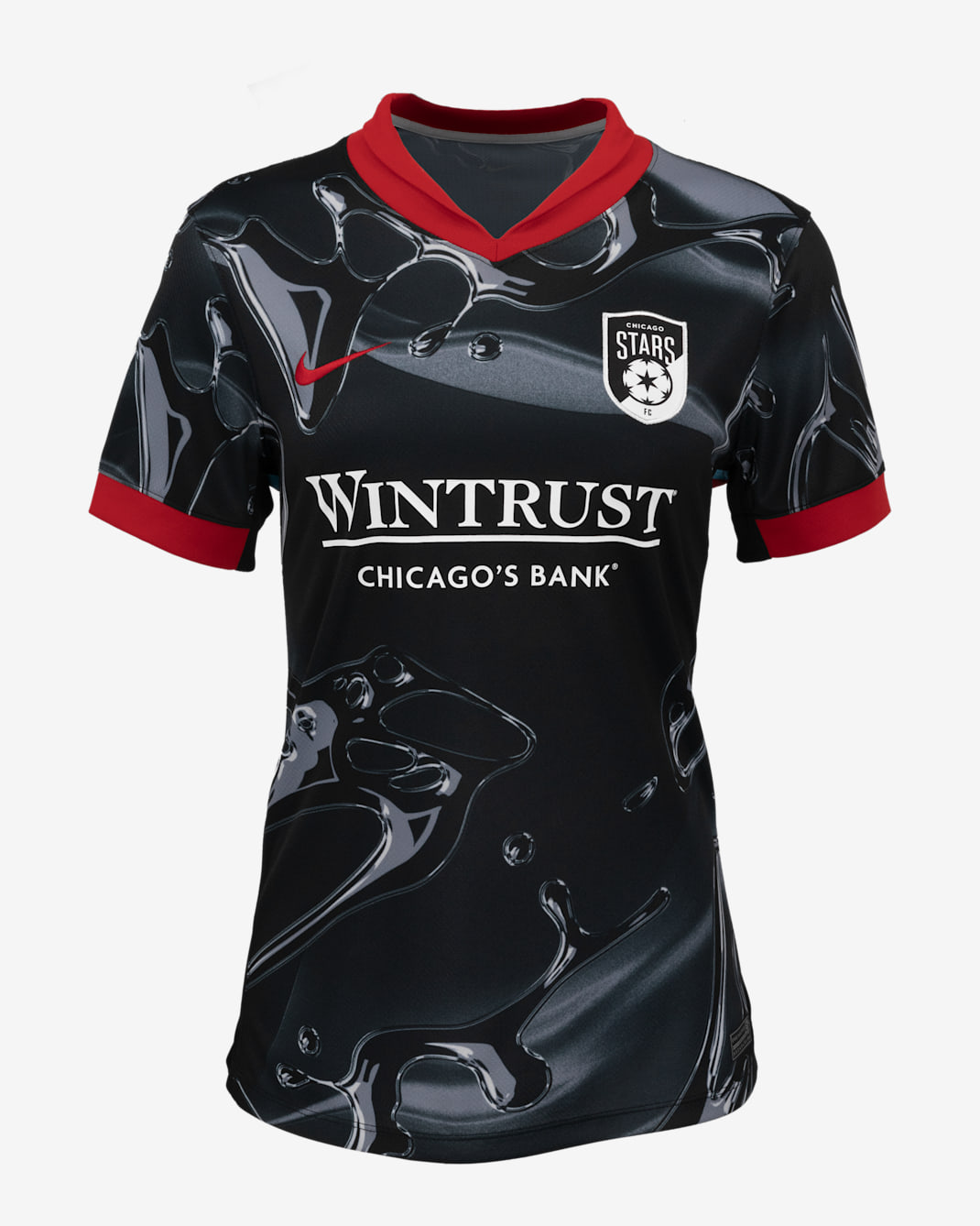 Chicago Stars FC 2025 Stadium Away Women's Nike Dri-FIT NWSL Replica Jersey - Black/Ashen Slate
