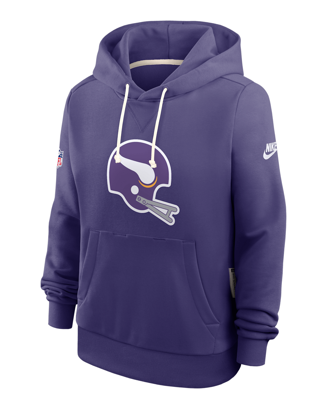 Sudadera con gorro sin cierre Nike Dri-FIT de la NFL para mujer Minnesota Vikings Alt Pack - Morado