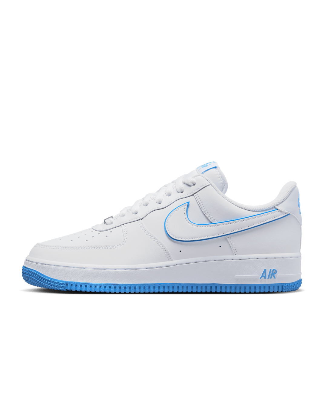 Nike Air Force 1 '07 男鞋 - 白色/白色/University Blue