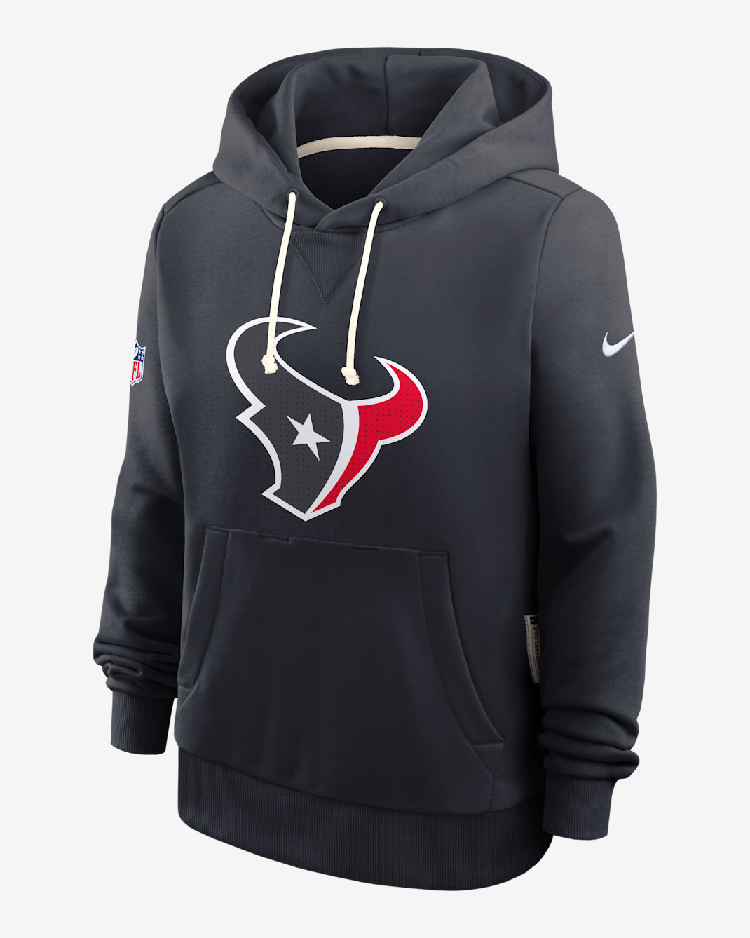 Houston Texans Sideline Women's Nike Dri-FIT NFL Pullover Hoodie - Navy