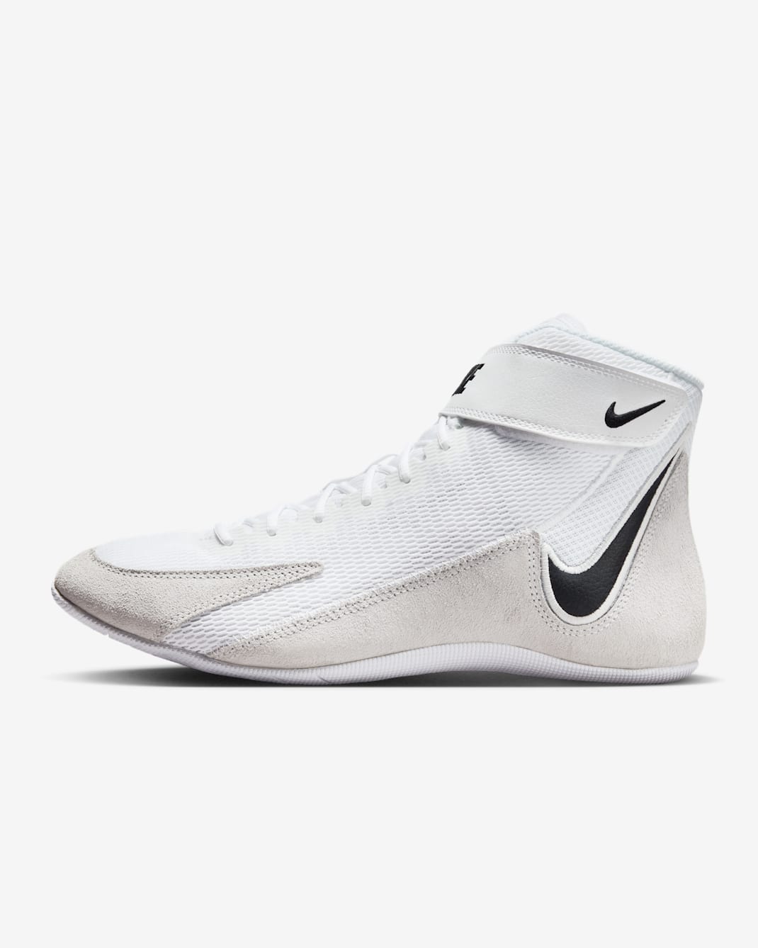 Nike Speedsweep 8 Wrestling Shoes - White/White/Photon Dust/Black