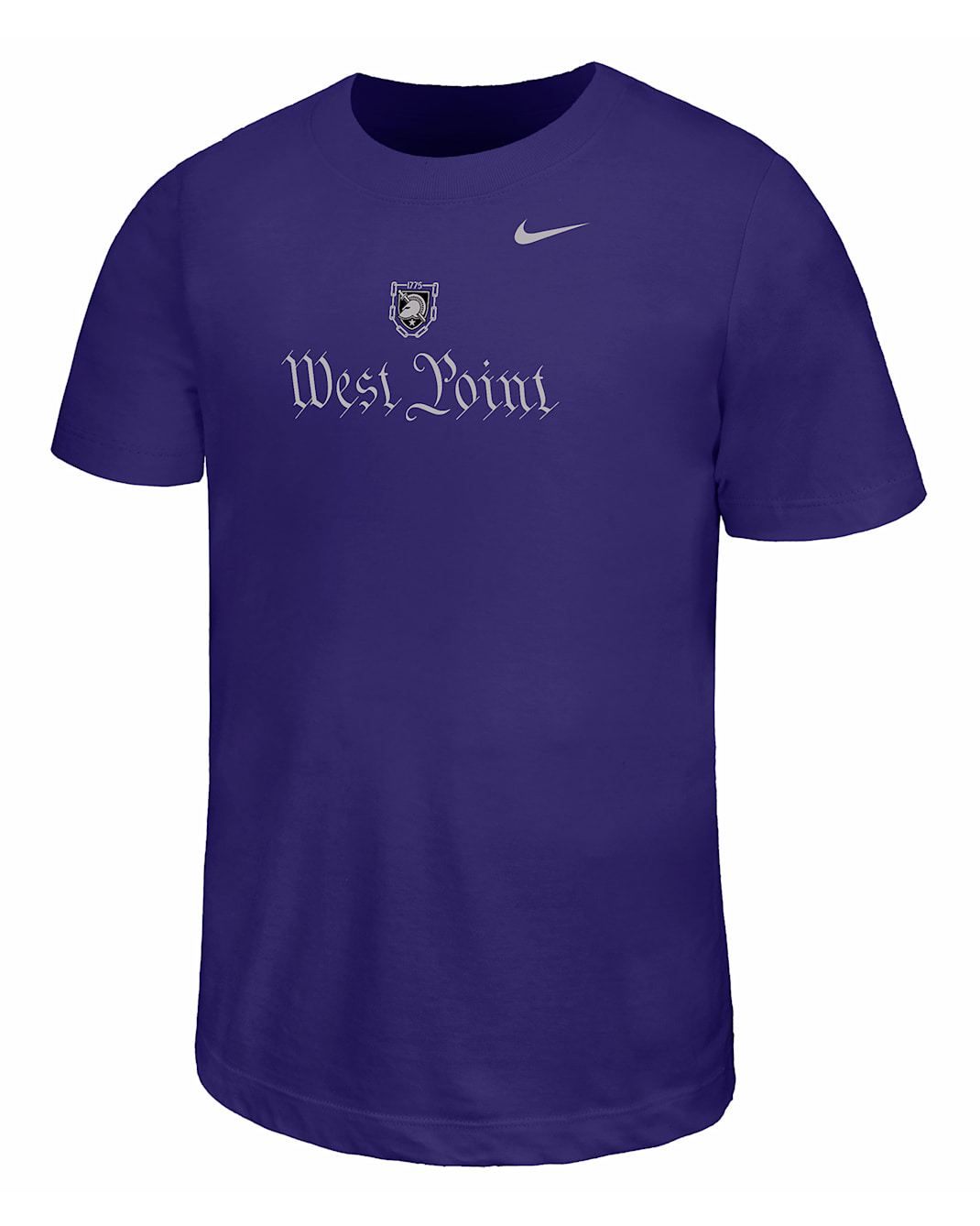 Playera universitaria Nike Dri-FIT para niños talla grande Army Westpoint - Morado