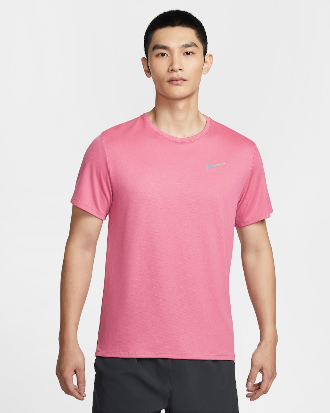 Nike Dri-FIT UV Miler Men's Short-Sleeve Running Top - Peony