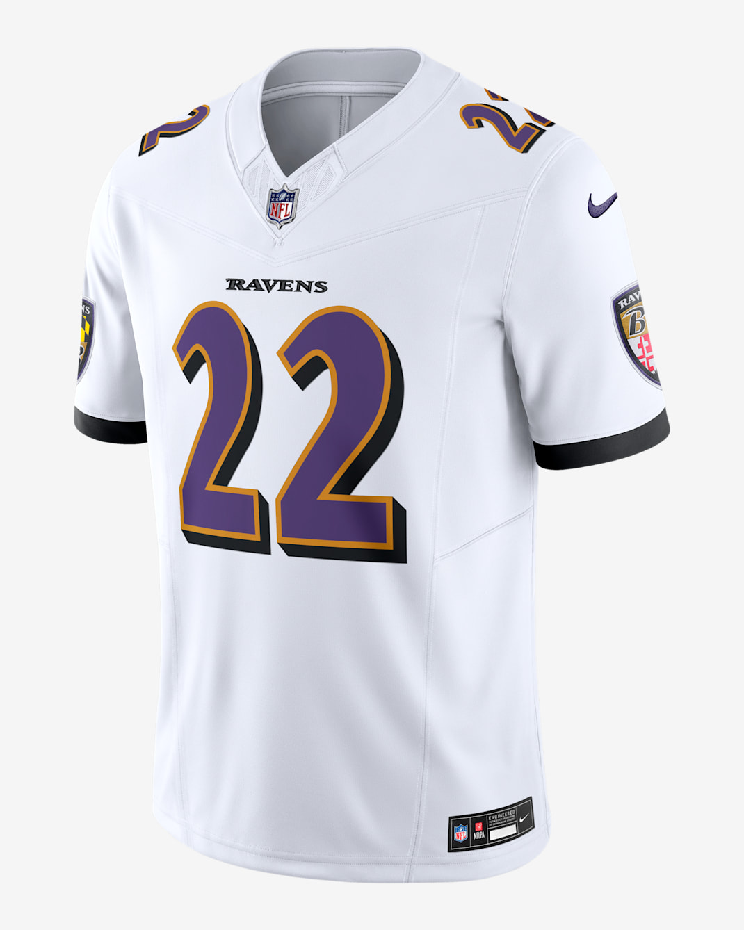 Derrick Henry Baltimore Ravens Men's Nike Dri-FIT NFL Limited Jersey - White