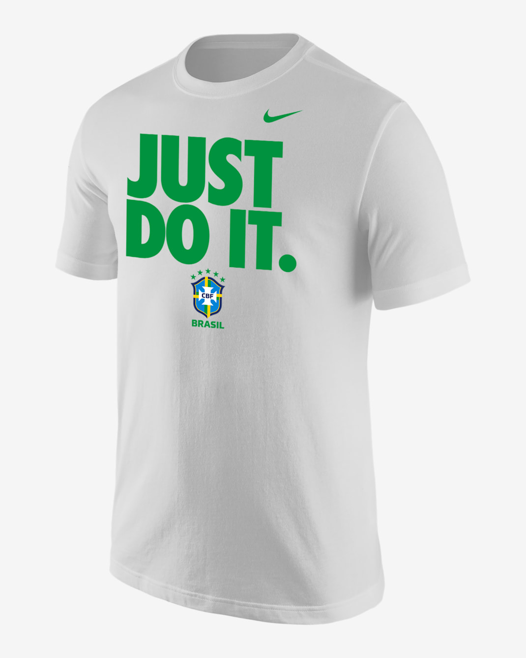 Brazil Men's Nike Core T-Shirt - White