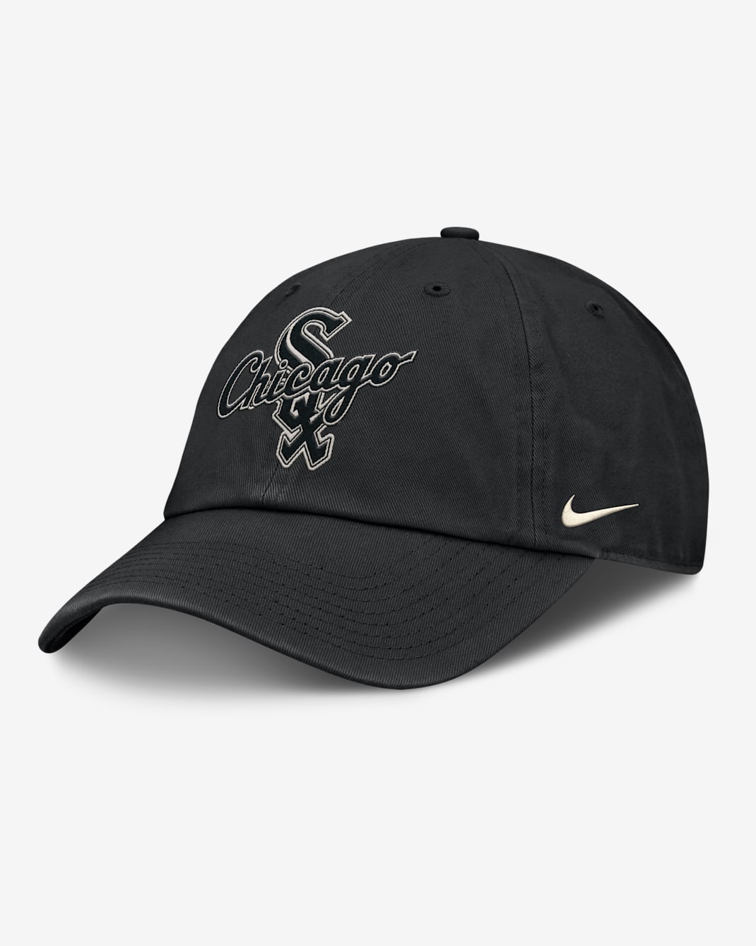 Gorra Nike de la MLB ajustable para hombre Chicago White Sox Statement Club - Negro