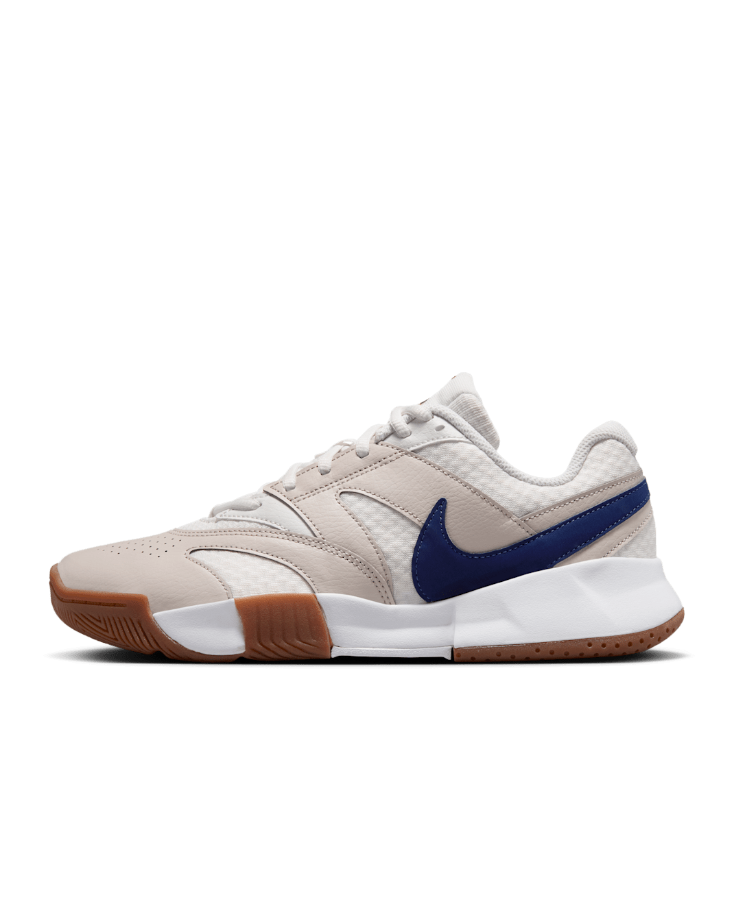 NikeCourt Lite 4 Women's Tennis Shoes - Summit White/Light Bone/White/Binary Blue