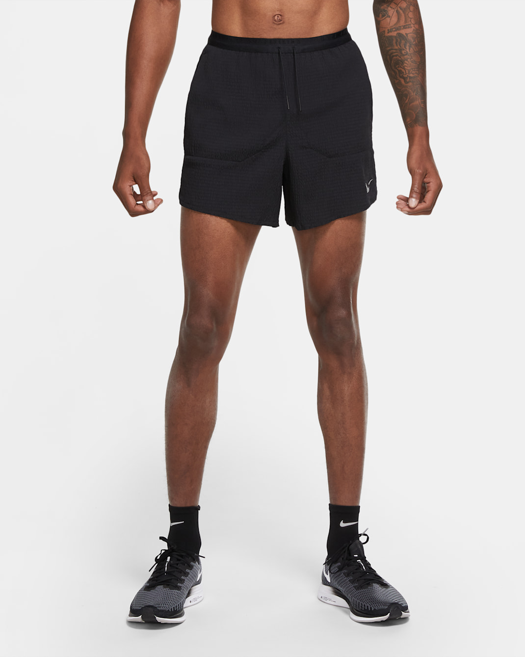 Nike Flex Stride Run Division Men's Running Shorts - Black/Black