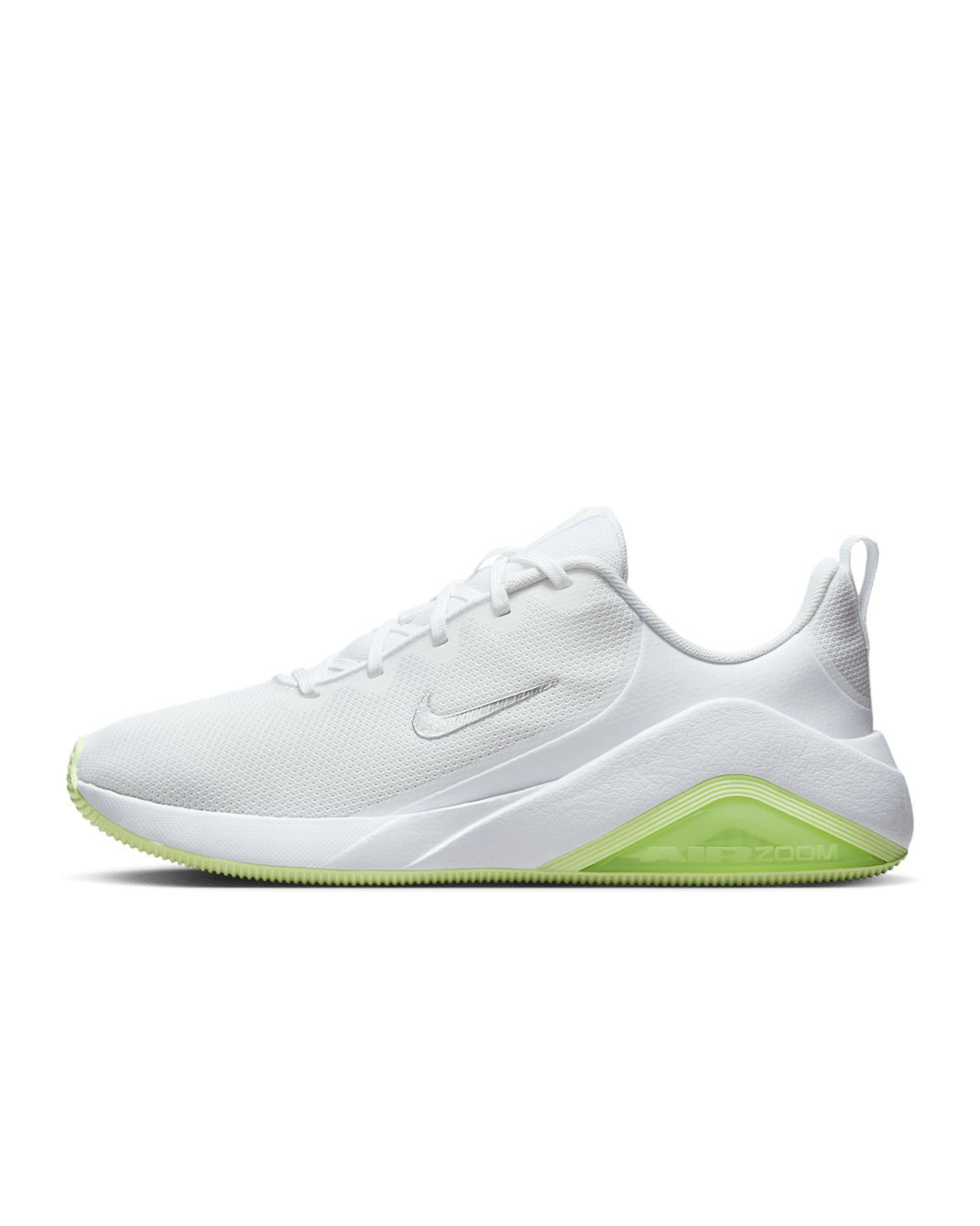 Nike Bella 7 Women's Workout Shoes - White/Barely Volt/Metallic Silver
